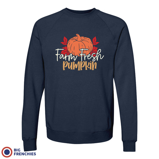 Farm Fresh Pumpkin Unisex Organic Cotton Sweatshirt