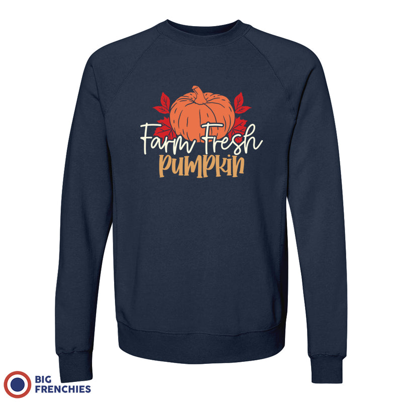 Farm Fresh Pumpkin Unisex Organic Cotton Sweatshirt
