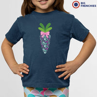 Floral Carrot Youth & Toddler Organic Cotton Tee