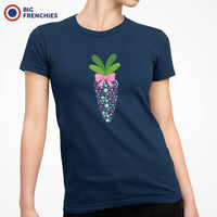 Floral Carrot Women's Organic Cotton Tee
