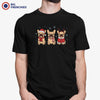 Christmas French Bulldogs Men's Organic Cotton Tee