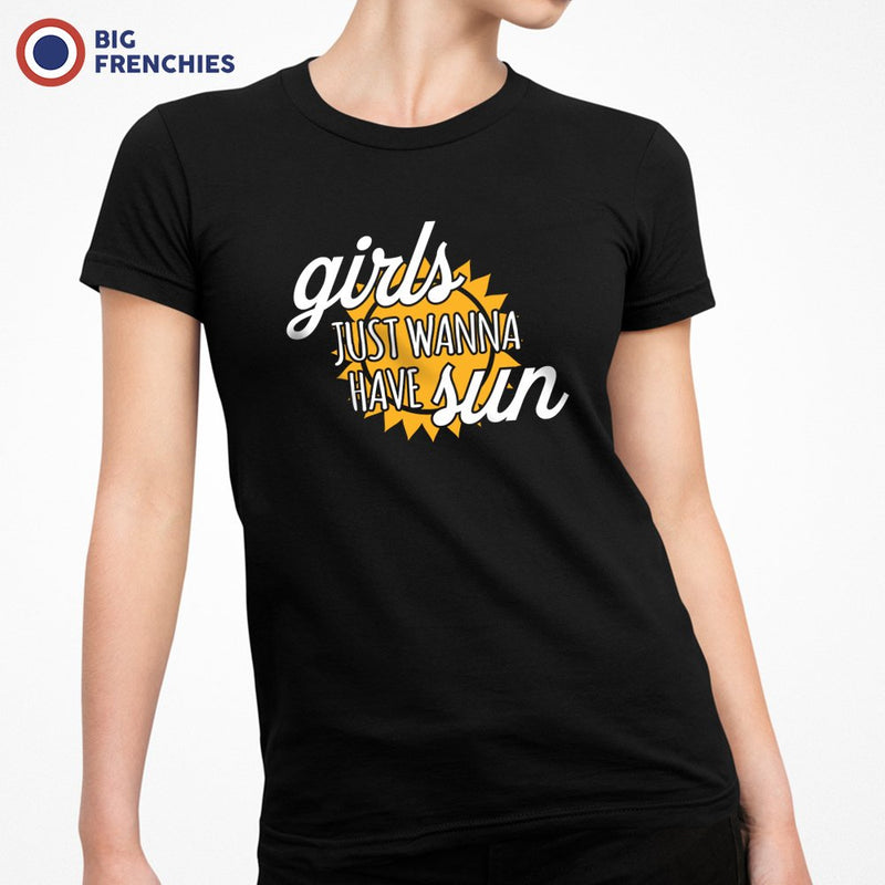 Girls Just Wanna Have Sun Camping Women's Organic Tee