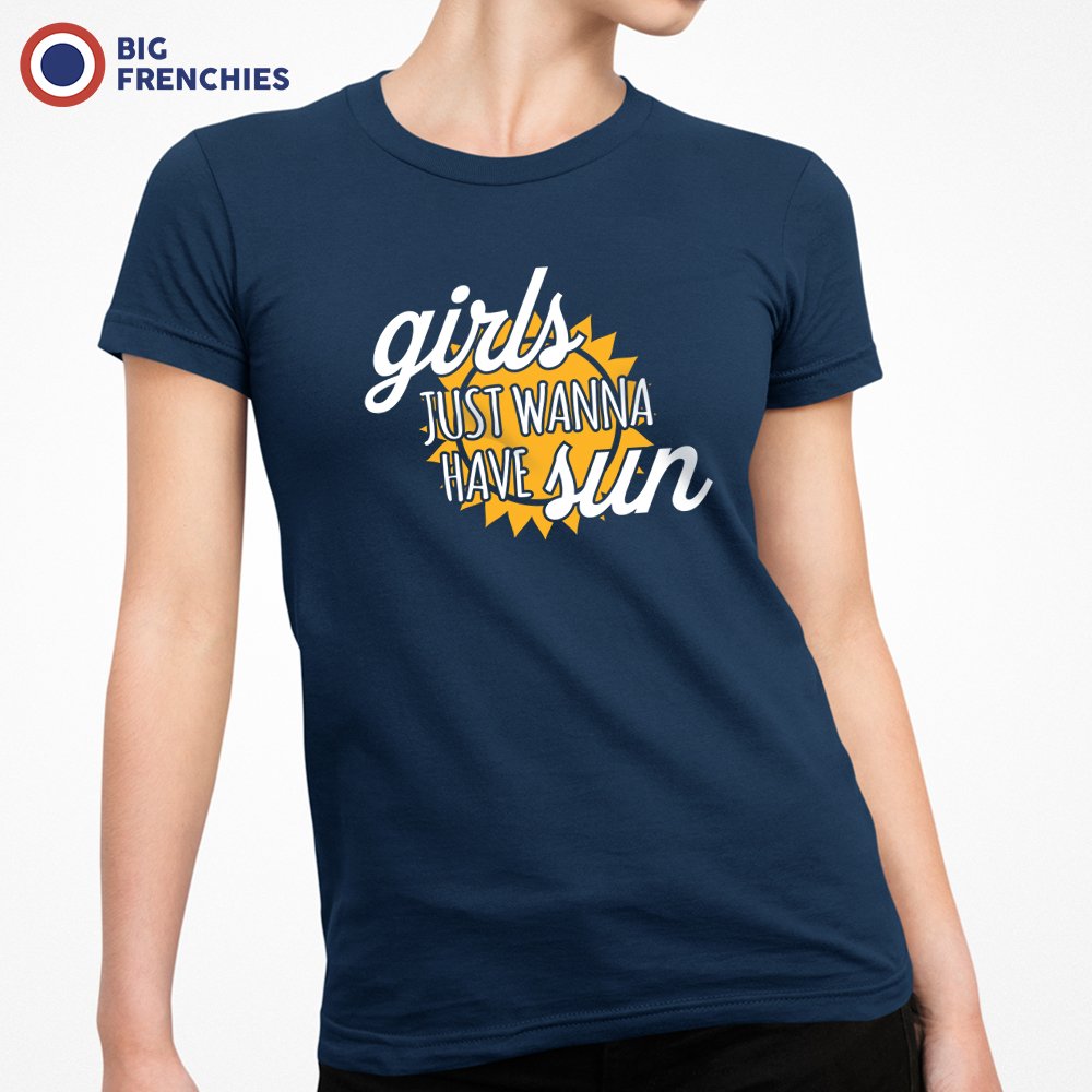 Girls Just Wanna Have Sun Camping Women's Organic Tee