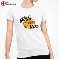 Girls Just Wanna Have Sun Camping Women's Organic Tee