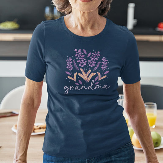Grandma Flowers Women's Organic Cotton Tee