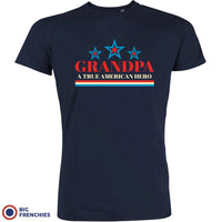 Grandpa A True American Hero Men's Organic Tee