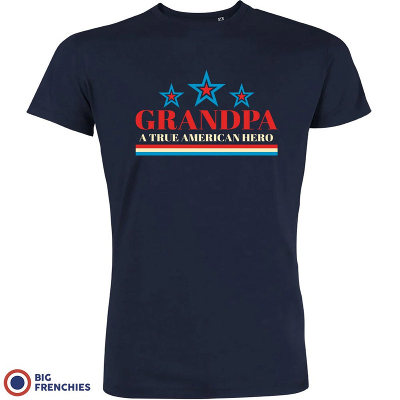Grandpa A True American Hero Men's Organic Tee