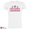 Grandpa A True American Hero Men's Organic Tee