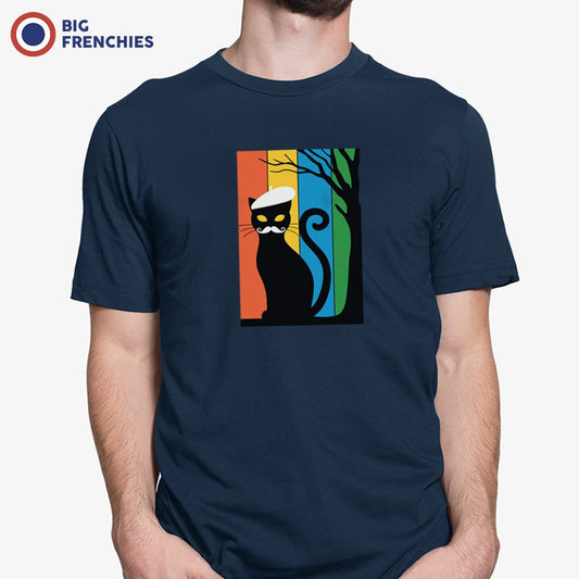 Halloween Cat Men's Organic Cotton Tee