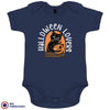 Halloween Lovers With a Cat Organic Cotton Baby Onesie