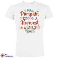 Pumpkin Kisses & Harvest Wishes Men's Organic Cotton Tee