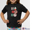 Ho Ho Ho Christmas French Bulldogs Youth & Toddler Organic Cotton Tee