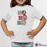 Ho Ho Ho Christmas French Bulldogs Youth & Toddler Organic Cotton Tee