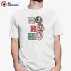 Ho Ho Ho Christmas French Bulldogs Men's Organic Cotton Tee
