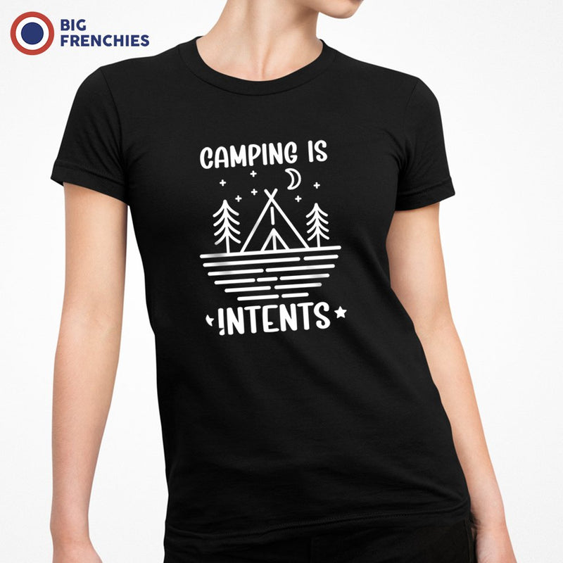 Camping Is Intents Women's Organic Tee