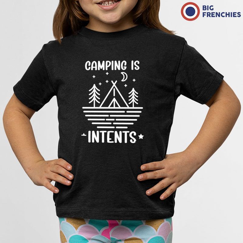 Camping Is Intents Youth & Toddler Organic Cotton Tee
