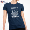 Camping Is Intents Women's Organic Tee