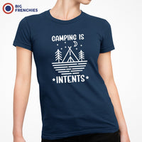 Camping Is Intents Women's Organic Tee