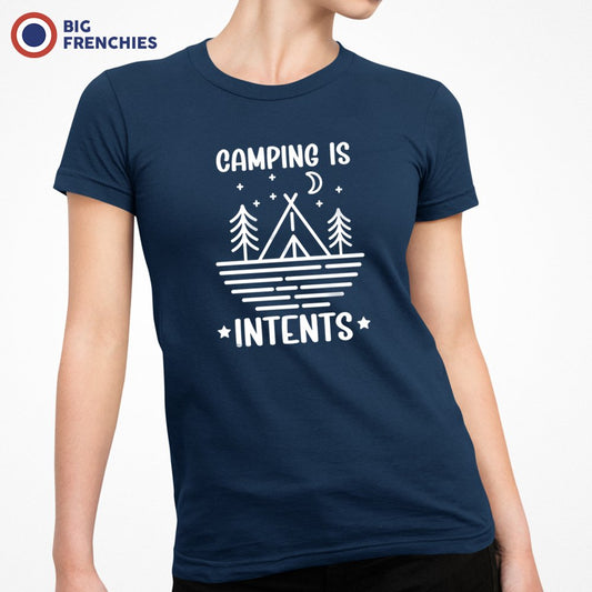 Camping Is Intents Women's Organic Tee