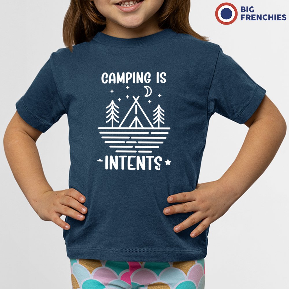 Camping Is Intents Youth & Toddler Organic Cotton Tee