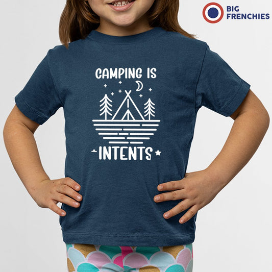 Camping Is Intents Youth & Toddler Organic Cotton Tee
