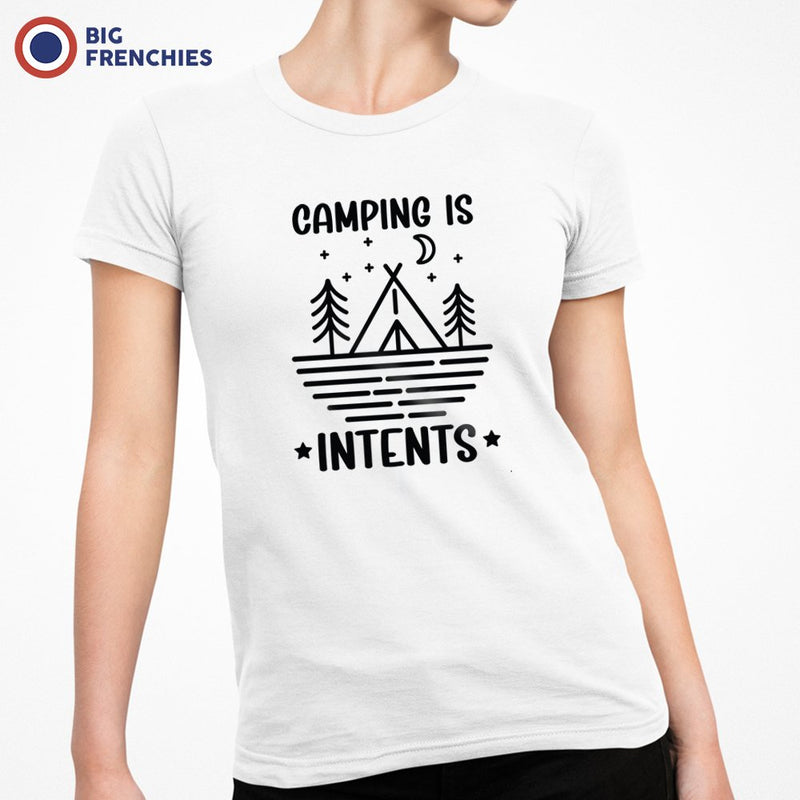 Camping Is Intents Women's Organic Tee