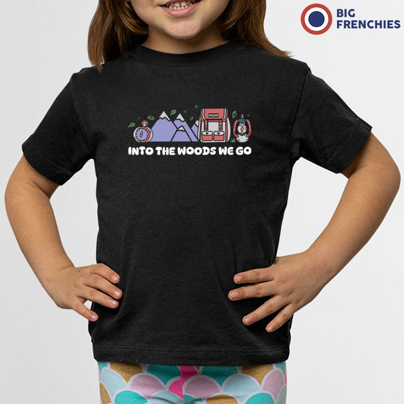 Into The Woods We Go Camping Youth & Toddler Organic Cotton Tee