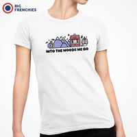 Into The Woods We Go Camping Women's Organic Tee