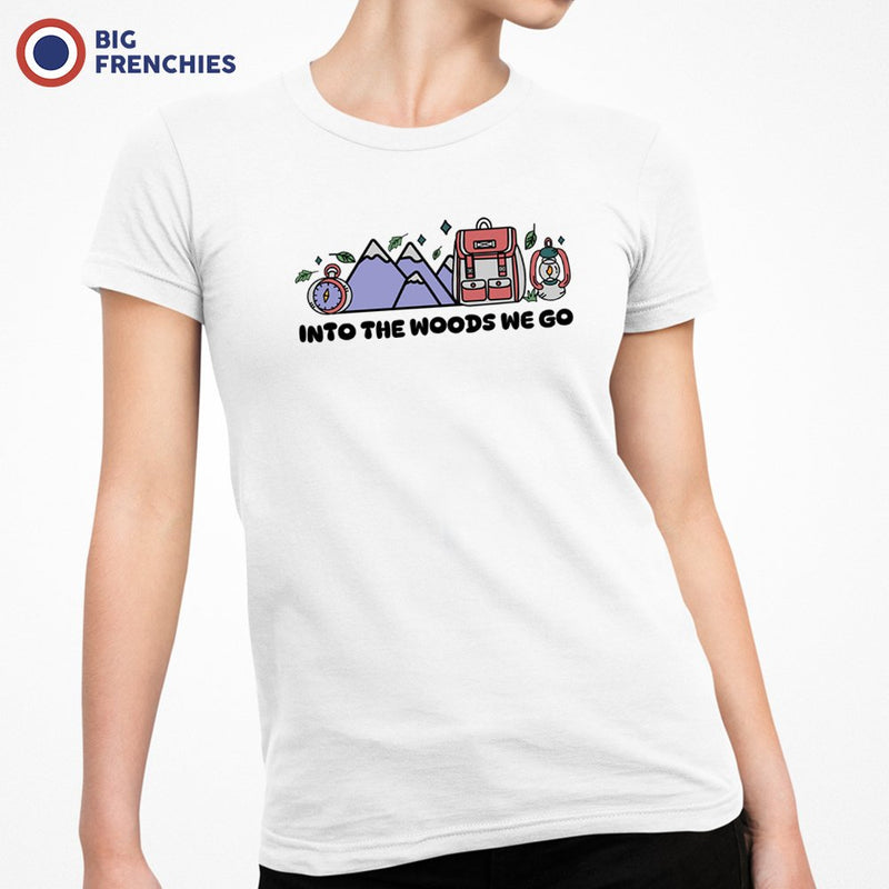 Into The Woods We Go Camping Women's Organic Tee