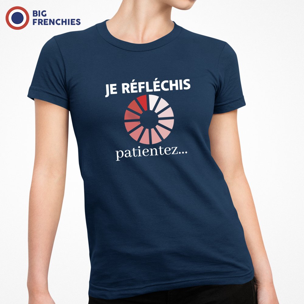 Je Réfléchis Patientez Women's Organic Cotton Tee