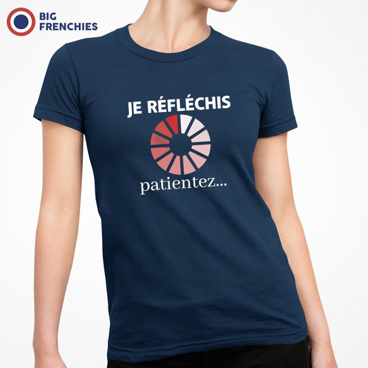 Je Réfléchis Patientez Women's Organic Cotton Tee