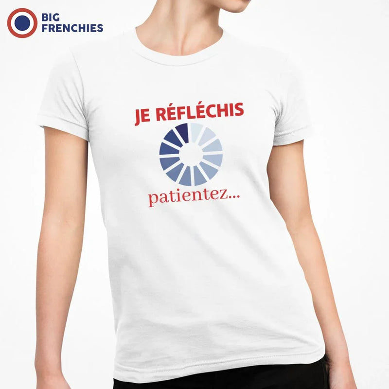 Je Réfléchis Patientez Women's Organic Cotton Tee - BIG FRENCHIES