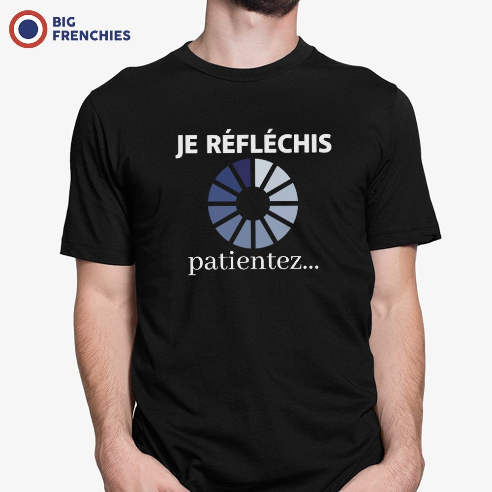 Je Réfléchis Patientez Men's Organic Cotton Tee