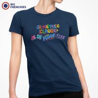 Je M'appelle Claude Je De Floop Flee Women's Organic Cotton Tee
