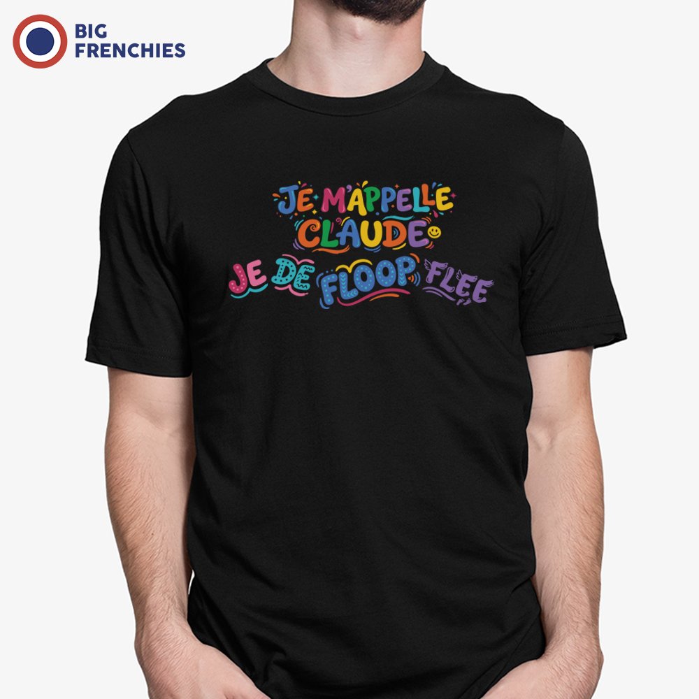 Je M'appelle Claude Je De Floop Flee Men's Organic Cotton Tee