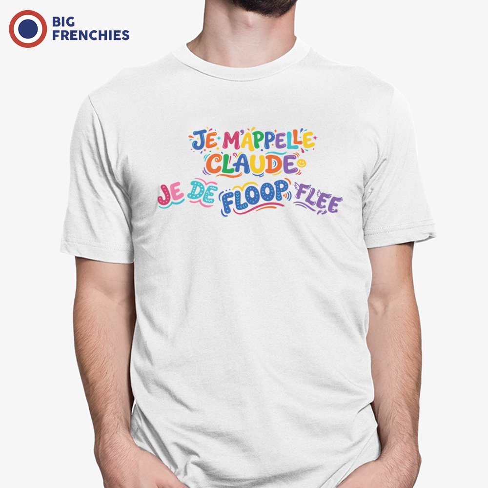 Je M'appelle Claude Je De Floop Flee Men's Organic Cotton Tee