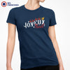 Joyeux Noël With Deer Christmas Women's Organic Cotton Tee