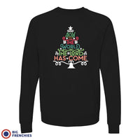 Joy To The World The Lord Has Come Christmas Unisex Organic Cotton Sweatshirt