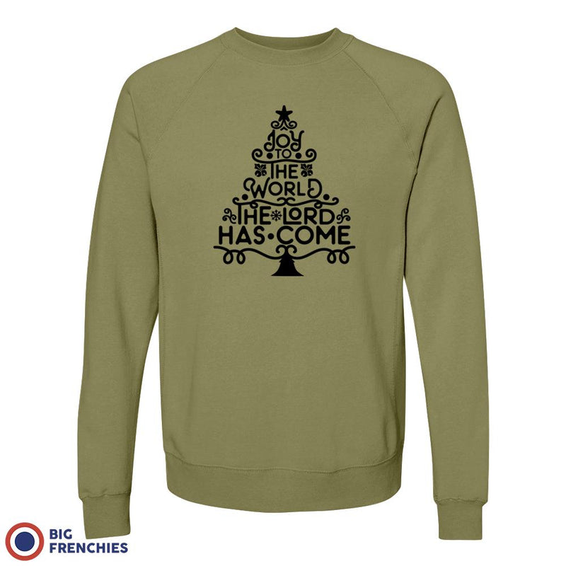Joy To The World The Lord Has Come Christmas Unisex Organic Cotton Sweatshirt