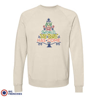 Joy To The World The Lord Has Come Christmas Unisex Organic Cotton Sweatshirt
