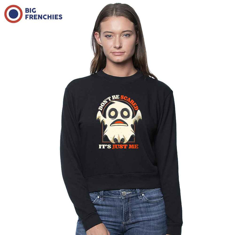 Don't Be Scared It's Just Me Women's Organic Cotton RPET French Terry Crew
