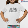 Keep It Simple Camping Youth & Toddler Organic Cotton Tee