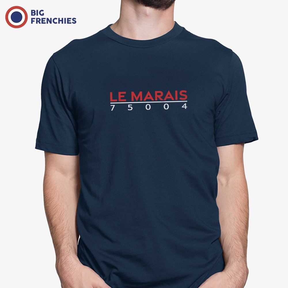 Le Marais 75004 Men's Organic Cotton Tee