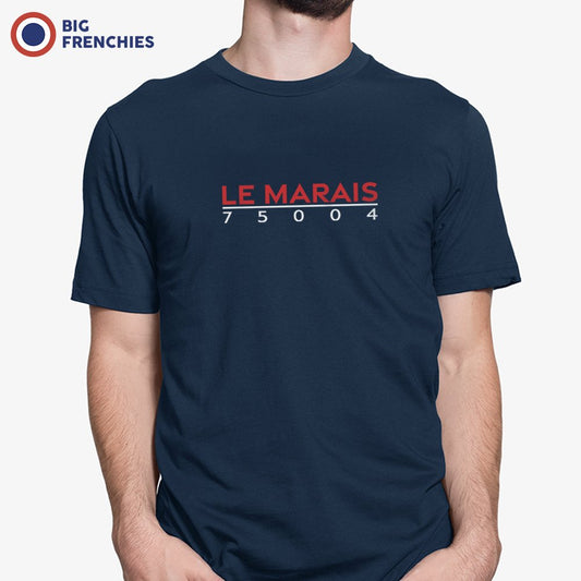 Le Marais 75004 Men's Organic Cotton Tee