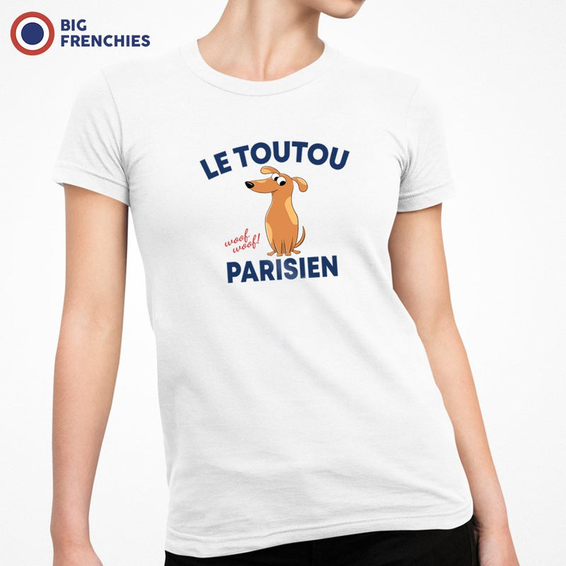 Le Toutou Parisien Woof Woof Women's Organic Cotton Tee