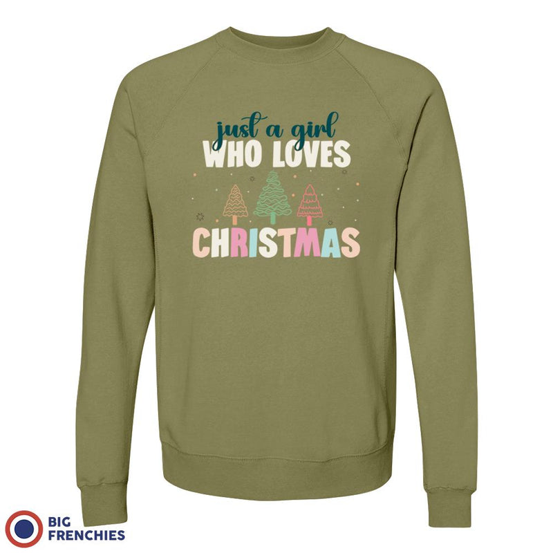 Just A Girl Who Loves Christmas Women's Organic Cotton Sweatshirt