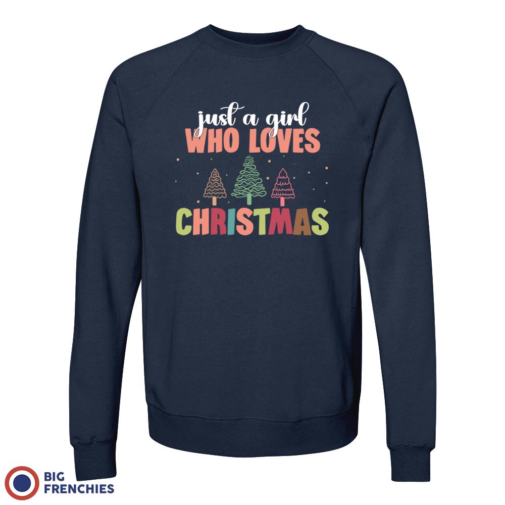 Just A Girl Who Loves Christmas Women's Organic Cotton Sweatshirt
