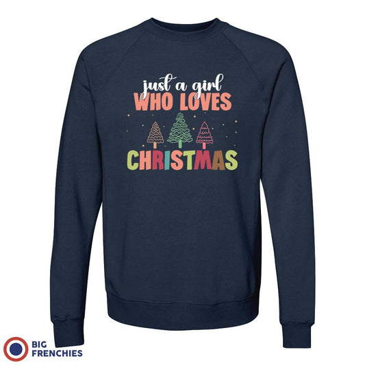 Just A Girl Who Loves Christmas Women's Organic Cotton Sweatshirt