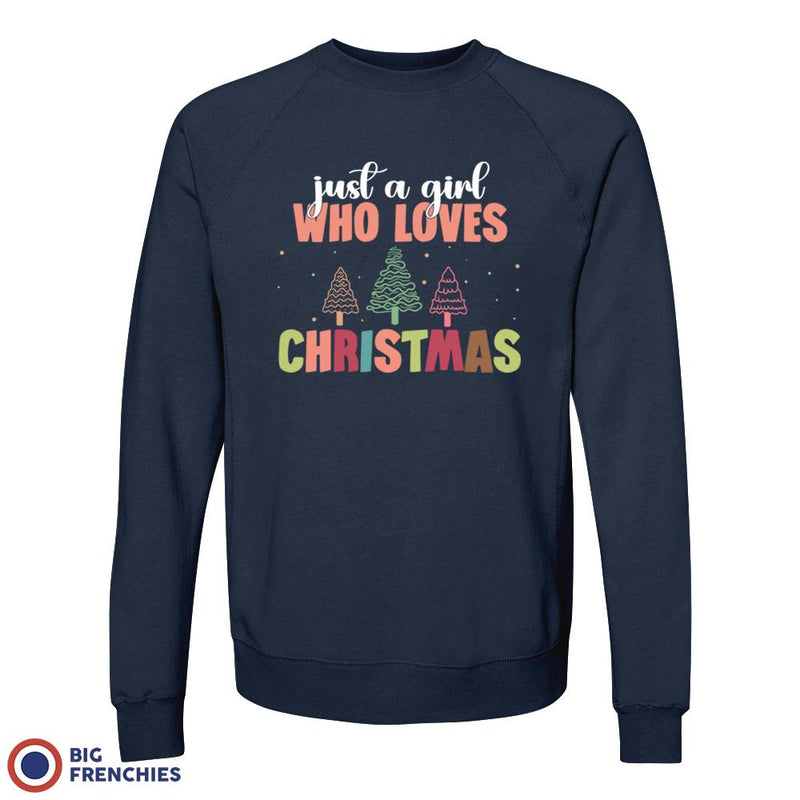 Just A Girl Who Loves Christmas Women's Organic Cotton Sweatshirt