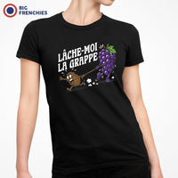 Lâche-moi la Grappe Women's Organic Cotton Tee